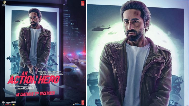 An Action Hero Poster: Ayushmann Khurrara अब करने जा रहे हैं हीरोगिरी, फिल्म 'एन एक्शन हीरो' का पोस्टर हुआ रिलीज 