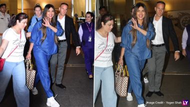 Priyanka Chopra 3 साल बाद लौटी मुंबई, एक्ट्रेस की झलक पाने एयरपोर्ट पर उमड़ी भीड़ (Watch Video)