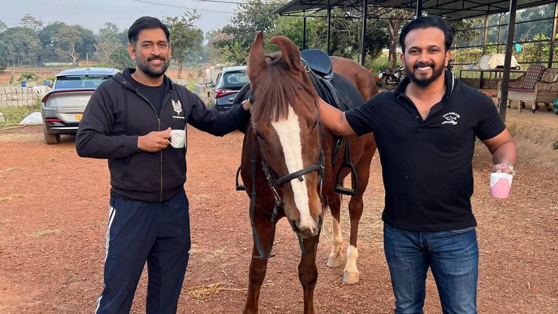 Kedar Jadhav at MS Dhoni's farmhouse: केदार जाधव ने MS धोनी के फॉर्महाउस में बिताया अपना सुनहरा पल, देखें Photo