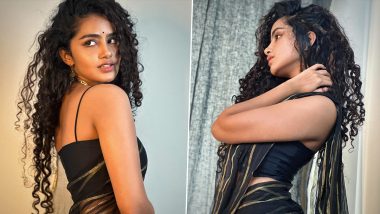 Black & Golden स्ट्रिप साड़ी, घुंघराले बाल और बेशकीमती क्यूट स्माइल से Anupama Parameswaran ने बढ़ाया सोशल मीडिया का पारा (See Pics)