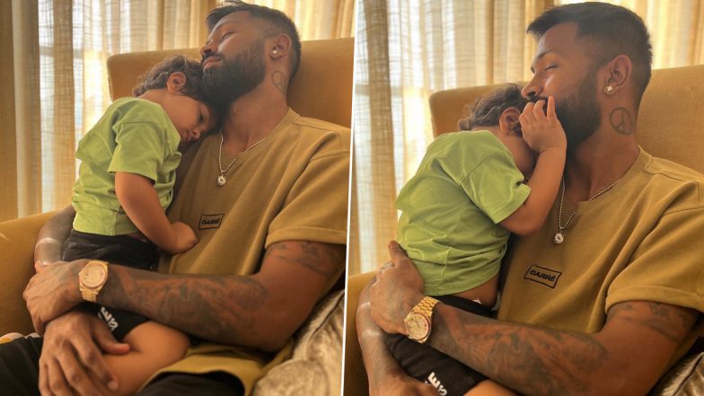 Hardik Pandya Home Pics: न्यूजीलैंड फतह करने के बाद घर पहुंचे हार्दिक पांड्या, बेटे के साथ साझा की तस्वीर
