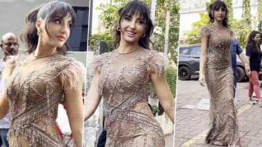 सेक्सी आउटफिट पहन Nora Fatehi ने फिर बढ़ाया सोशल का पारा, एक्ट्रेस की कातिलाना अदाओं ने यूजर्स को किया घायल (Watch Video)