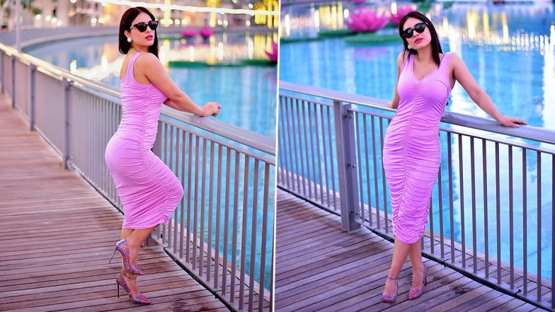 भोजपुरी एक्ट्रेस Neha Malik ने परपल बॉडीकॉन ड्रेस पहन बिखेरा जलवा, एक्ट्रेस की बोल्ड तस्वीरें देख लट्टू हुए यूजर्स (See Pics)