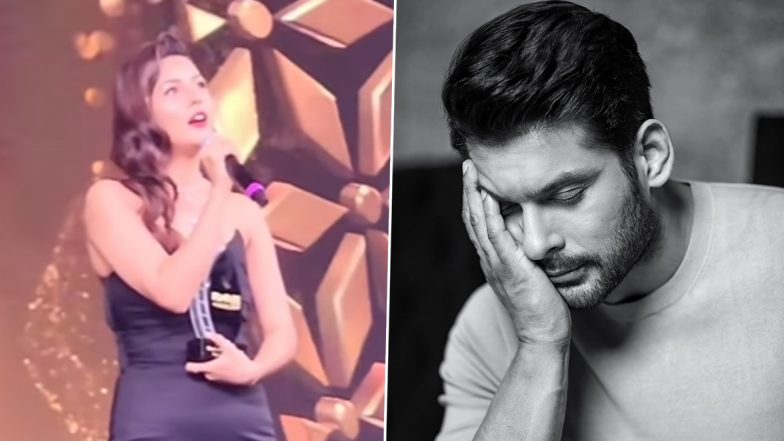 Shehnaaz Gill Dedicates Her Award To Late Actor Sidharth Shukla: शहनाज गिल ने फिल्मफेयर अवॉर्ड सिद्धार्थ शुक्ला को किया समर्पित, बोलीं &ndash; &lsquo;मेरी जिंदगी में आने के लिए शुक्रिया&rsquo;