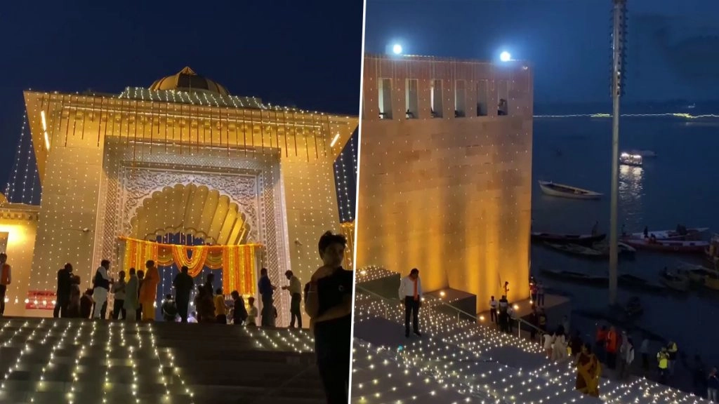 पहली बार काशी के ऐतिहासिक घाट पर 3डी प्रोजेक्शन मैपिंग के जरिए होगा धर्म का व्याख्यान