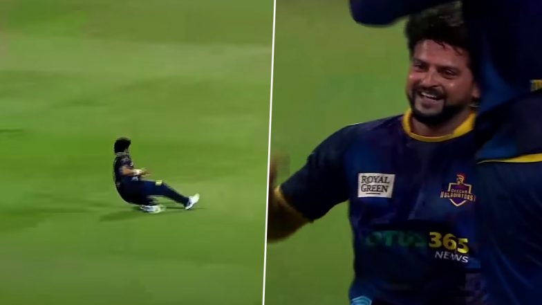 Suresh Raina Magnificent Catch: Abu Dhabi T10 में सुरेश रैना ने लपका जबरदस्त कैच, फिटनेस आज भी है बरकरार
