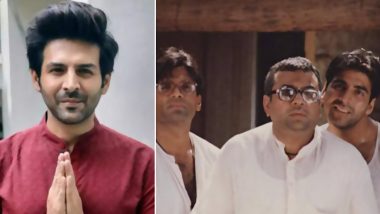 Kartik Aaryan Is Part of Hera Pheri 3: कार्तिक आर्यन 'हेरा फेरी 3' में लीड रोल में आएंगे नजर, Paresh Rawal ने खबर पर लगाई मुहर (See Tweet)