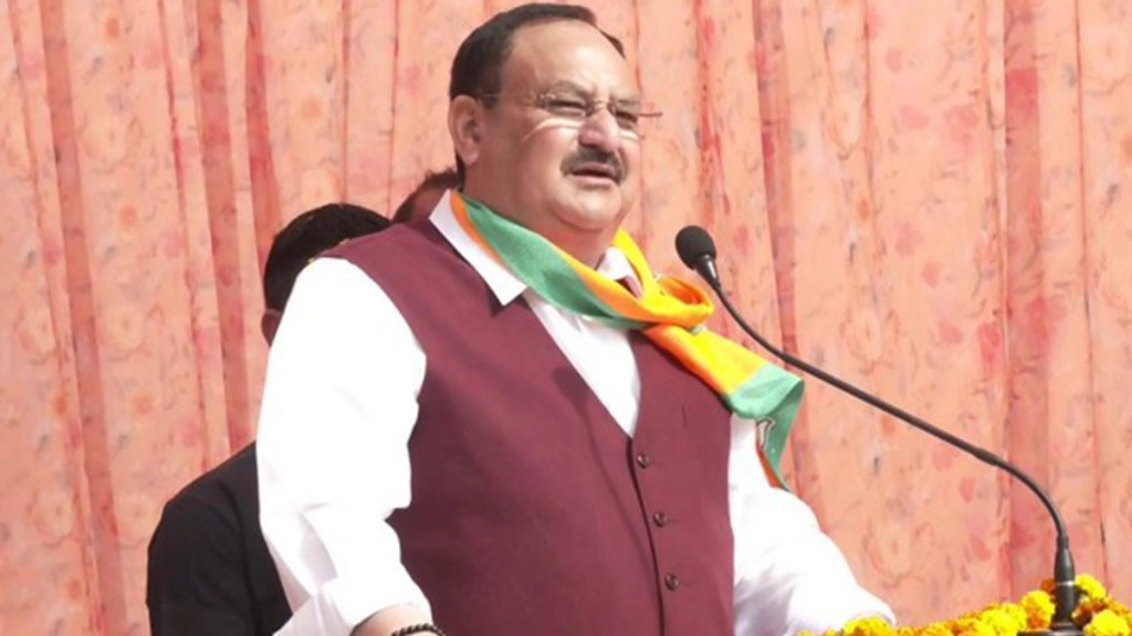 MCD Elections 2022: जे पी नड्डा ने वजीपुर में घर-घर जाकर प्रचार किया