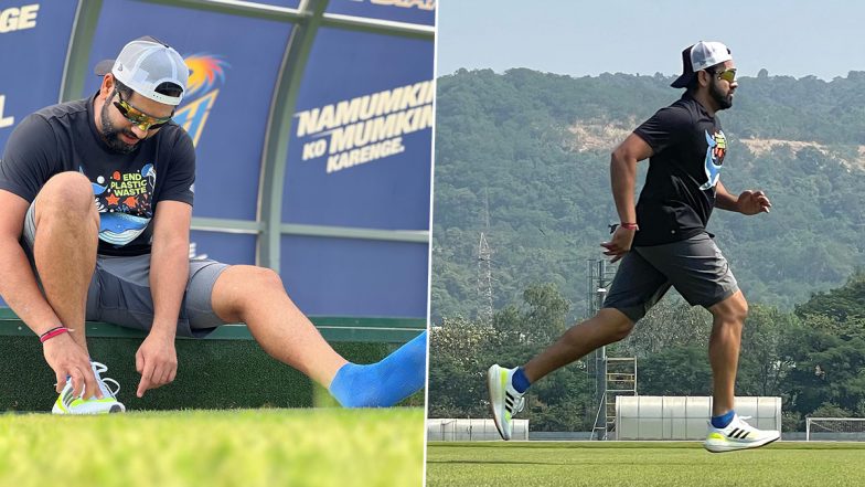 Rohit Sharma कर रहे वापसी की पूरी तैयारी, जमकर बहा रहे पसीना, देखें Photo