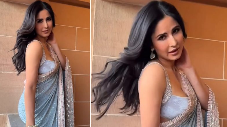 सेक्सी साड़ी में Katrina Kaif की दिखीं दिलकश अदाएं, बोलीं - मेरा दिल ये पुकारे आजा (Watch Video)