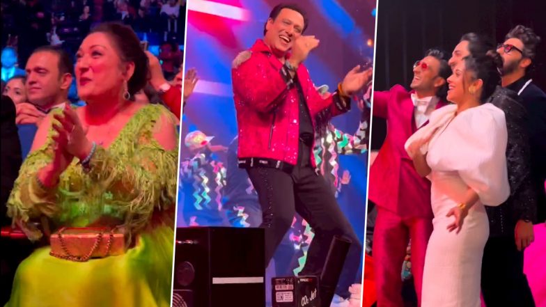 Govinda को स्टेज पर डांस करता देखकर जमकर झूमे Ranveer Singh, Ayushmann Khurrana, देखें मजेदार Video