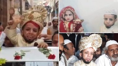 Azeem Mansuri Marriage: शामली के रहने वाले ढ़ाई फीट के अजीम मंसूरी का सपना हुआ पूरा, 2 फीट लंबी लड़की बुशरा से की शादी- Video