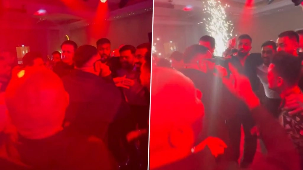 MS Dhoni ने Hardik Pandya और रैपर बादशाह के साथ दुबई में जमकर थिरके- Watch Video
