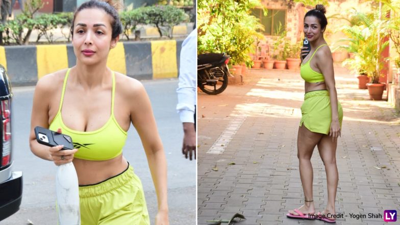 Malaika Arora स्पोर्ट्स ब्रा और शॉर्ट पेंट पहनकर दिखाई बोल्ड अदा, स्टाइल देखकर मदहोश हुए फैंस (See Hot Pics)