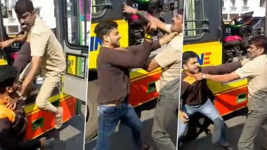 Viral Video: पुणे में PMPL बस के ड्राइवर और दो नौजवानों के बीच मारपीट, जमकर चले लात-घूंसे