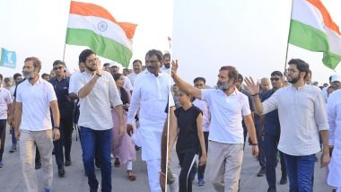 Bharat Jodo Yatra: महाराष्ट्र में राहुल गांधी की 'भारत जोड़ो यात्रा' का आज 5वां दिन, आदित्य ठाकरे हुए शामिल