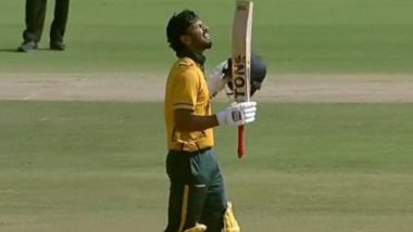 Vijay Hazare Trophy: विजय हजारे ट्रॉफी में ऋतुराज गायकवाड़ ने एक ओवर में लगाए रिकॉर्ड सात छक्के, देखें Video