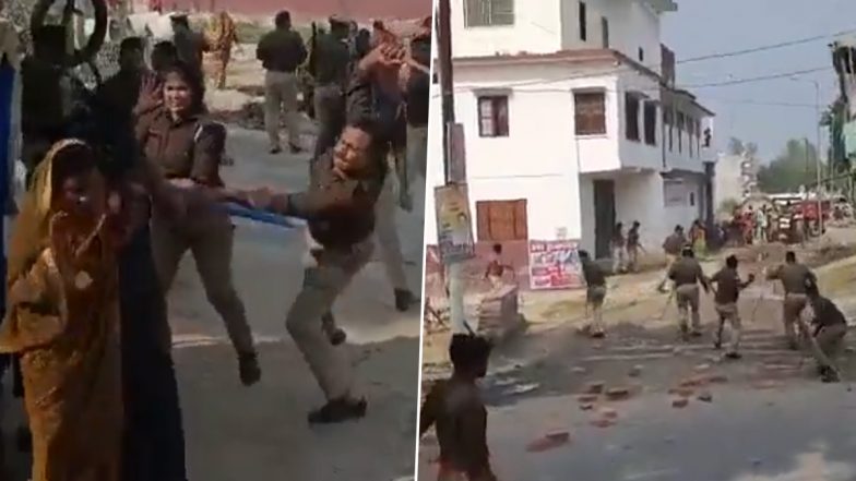 UP Viral Video: कानून की धज्जियां उड़ाती दिखी यूपी पुलिस, महिलाओं को पीटने की विडियो वायरल