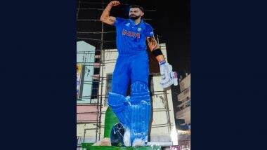 Virat Kohli Birthday: हैदराबाद में फैंस में जुनून, लगाया इतना बड़ा कट-आउट