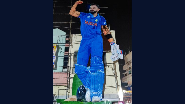 Virat Kohli Birthday: हैदराबाद में फैंस में जुनून, लगाया इतना बड़ा कट-आउट