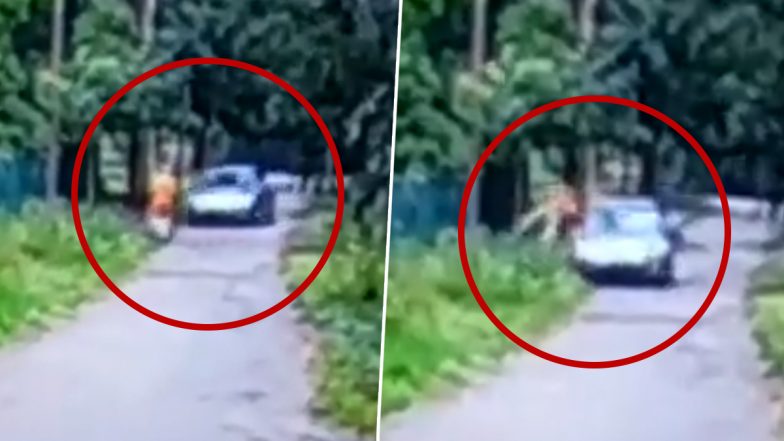 Mysore: रिटायर्ड IB अधिकारी की सड़क दुर्घटना में मौत, वॉक के दौरान कार ने मारी टक्कर (Watch Video)