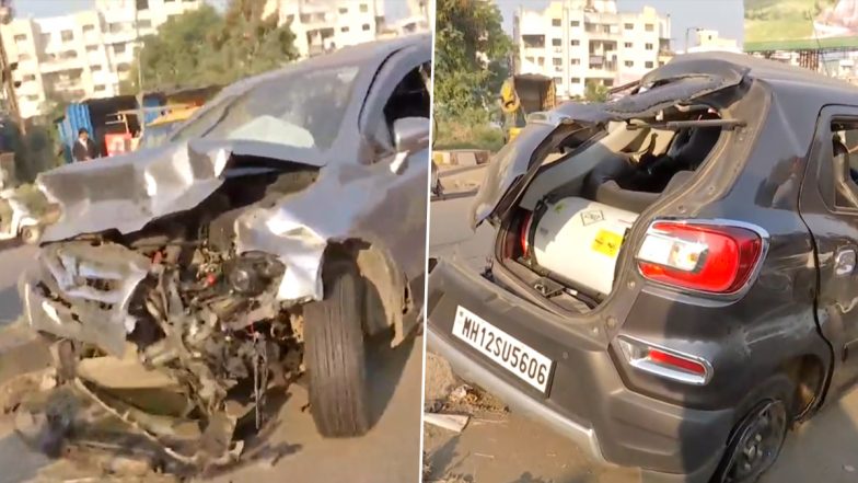 Maharashtra: पुणे-बेंगलुरु राजमार्ग पर कई वाहनों से टकराया ट्रक, दुर्घटना में 6 लोग घायल