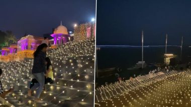 Varanasi Dev Deepawali 2022: देव दीपावली पर 10 लाख दीयों से रोशन हुए बनारस के घाट; देखें तस्वीरें और Videos