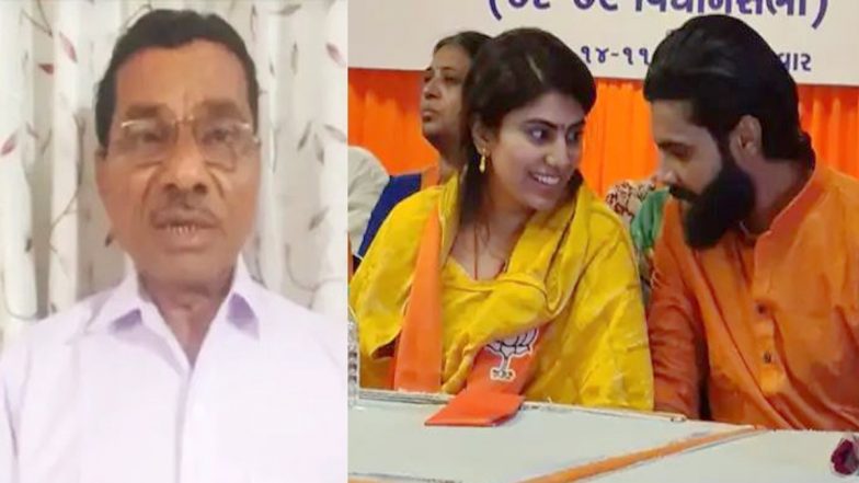Gujarat Election 2022: ये क्या? रवींद्र जडेजा के पिता ने कांग्रेस उम्मीदवार के लिए मांगा वोट, बहु रिवाबा BJP से लड़ रही चुनाव
