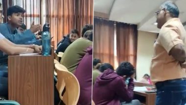 Karnataka: प्रोफेसर ने आतंकी से की मुस्लिम छात्र की तुलना, कहा- 'तुम कसाब की तरह हो' (Watch Video)