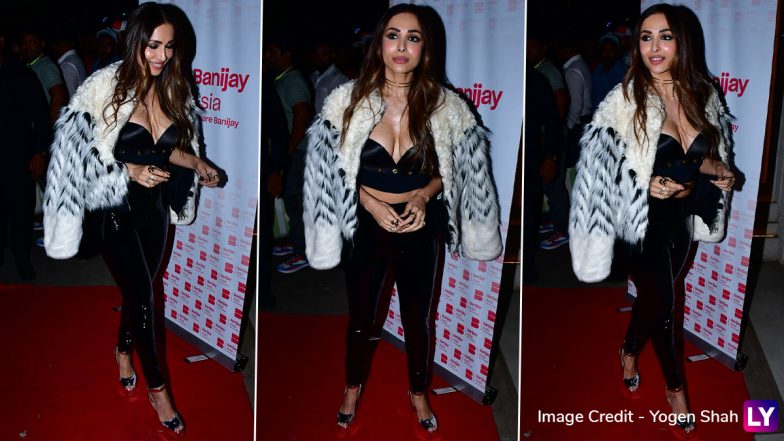 Malaika Arora ने सेक्सी ब्लैक आउटफिट में दिखाया हॉट स्टाइल, एक्ट्रेस ने हॉट पर्सनालिटी से इवेंट में लगाए चार चांद (See Pics)