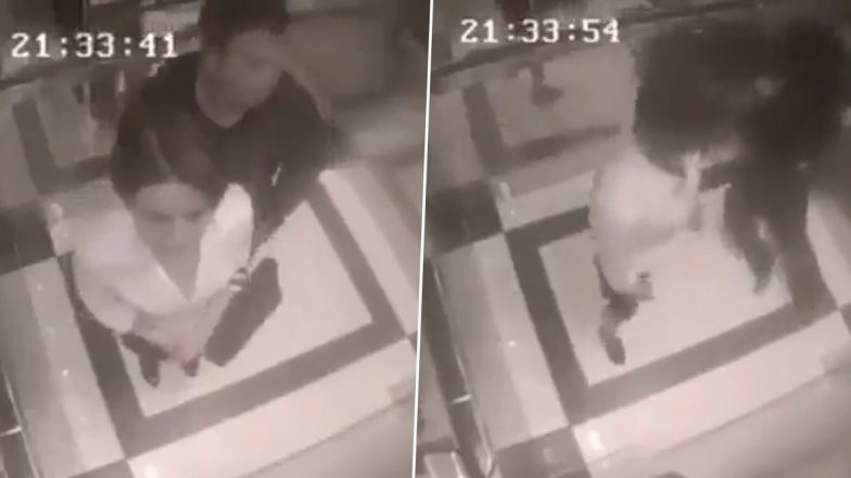 लिफ्ट में लड़की को छेड़ना पड़ा शख्स को भारी, मिला ऐसा सबक कि जिंदगी भर रहेगा याद (Watch Viral Video)
