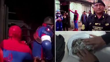 'Avengers' Arrest Drug Dealers! मार्वल सुपरहीरो के अवतार में पुलिस ने मारा छापा, हजारों रुपए के ड्रग्स किए बरामद