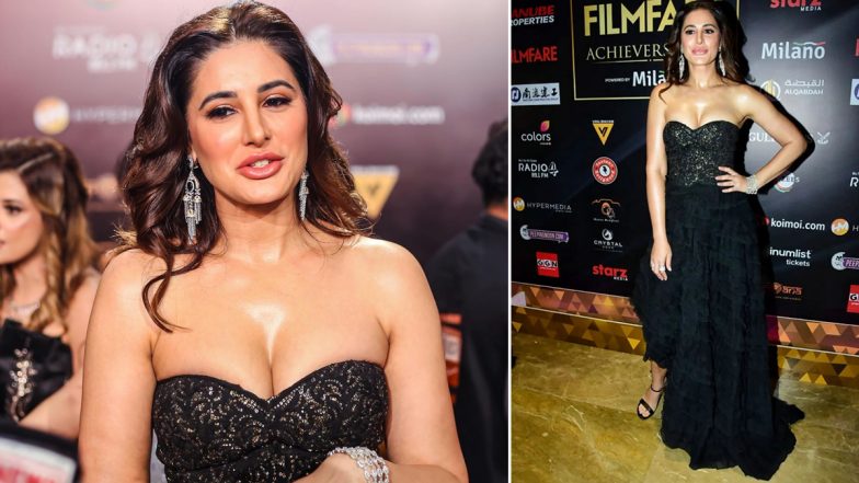 Filmfare Awards 2022 के ग्रैंड इवेंट में दिखा Nargis Fakhri का सेक्सी स्टाइल, ऑफ शोल्डर ड्रेस ने ढा रही हैं कहर (See Hot Photos)
