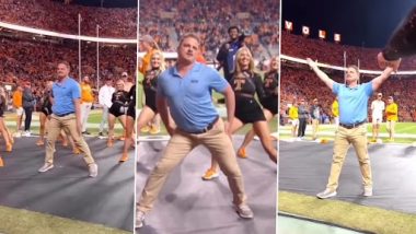 Video: सिक्योरिटी गार्ड ने चीयरलीडर्स के साथ डांस कर फुटबॉल फैन्स को दिया सरप्राइज, चीयर्स से गूंज उठा स्टेडियम, देखें वीडियो