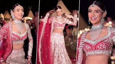 Bride Dance: दुल्हन ने बॉलीवुड गाने पर अपने दूल्हे के लिए किया डांस, अपने स्टेप से हिरोइन्स को किया फेल