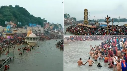 Kartik Purnima 2022 Ganga Snan: हरिद्वार में कार्तिक पूर्णिमा पर श्रद्धालुओं ने गंगा नदी में लगाई पावन डूबकी, देखें वीडियो