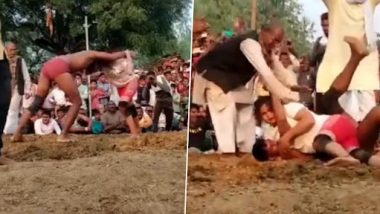 Video: हमीरपुर में महिला रेसलर ने पुरुष पहलवान को कुश्ती में दी पटखनी, देखें वीडियो