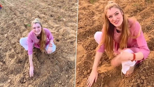 सास के साथ खेत में प्याज लगाती दिखी जर्मन बहू, पति ने पूछा मजेदार सवाल, देखें वीडियो