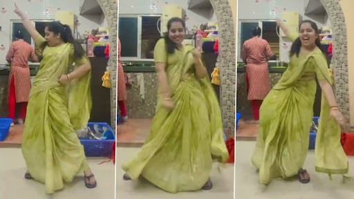 Desi Bhabhi Dance: देसी भाभी ने किचन में 'मुझे तो तेरी लत लग गई' गाने पर किया धमाकेदार डांस, मूव्स देख छूट जाएगा पसीना