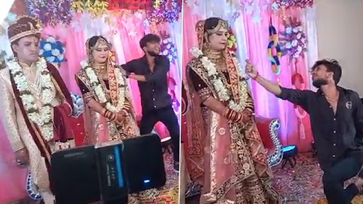 Dance Video: शादी में स्टेज पर आकर डांस करने लगा शख्स, वीडियो देख लोग हुए लोट पोट
