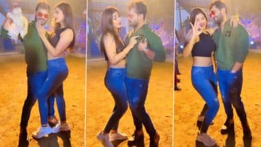 भोजपुरी एक्ट्रेस Poonam Dubey अभिनेता Khesari Lal Yadav संग हुई रोमांटिक, Hot Video हुआ Viral