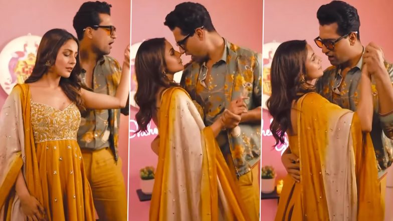 Shenaaz Gill Romantic Dance With Vicky Kaushal: शहनाज गिल विकी कौशल के साथ हुईं रोमांटिक, Bana Sharabi गाने में किया दोनों ने डांस (Watch Video)