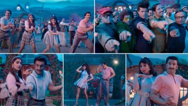 Cirkus Song Aashiqui: Ranveer Singh ने Pooja Hegde और Jacqueline Fernandez के साथ Badshah के रेट्रो वर्जन 'आशिकी' में मिलाया ताल से ताल (Watch Video)