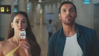 Disha Patani-John Abraham फिर आए एक साथ, एक्टर्स ने एयरपोर्ट पर लगाई दौड़ (Watch video)