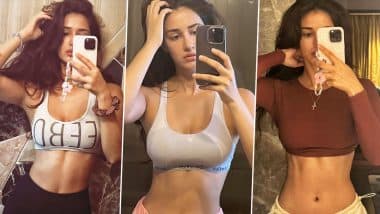 Disha Patani Bold Photos: दिशा पटानी ने स्पोर्ट्स ब्रा पहनकर पोस्ट की बोल्ड फोटोज, हॉटनेस पर फिदा हुए फैंस