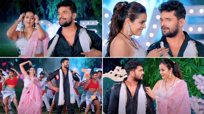 New Bhojpuri Song 2022: Yamini Singh ने Khesari Lal Yadav संग किया हॉट रोमांस, नया भोजपुरी गीत 'Dadhiya Badhiya Lagela' हुआ Viral (Watch Video)