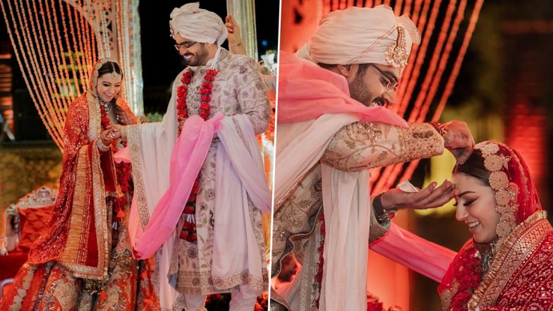 Hansika Motwani ने Sohael Kathuriya पोस्ट की अपनी स्पेशल Wedding Photos, तस्वीरों में दिखा कपल का खूबसूरत बॉन्ड