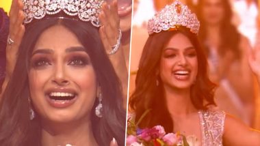 Harnaaz Sandhu को Miss Universe 2021 का खिताब जीते हुए 1 साल, ऐतिहासिक लम्हे का Video शेयर करके दी गई बधाई