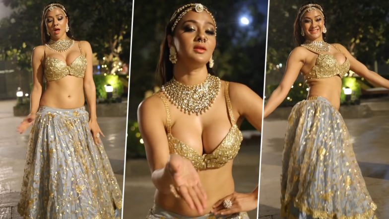 भोजपुरी सिनेमा की सेक्सी एक्ट्रेस Namrata Malla ने हॉट लहंगा चोली पहनकर किया दिलकश डांस, बच्चे न देखे ये Video