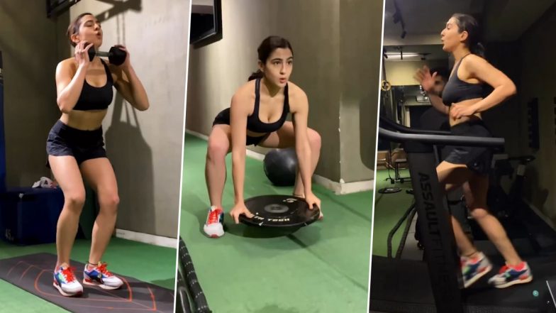 Sara Ali Khan ने जिम ने किया हॉट वर्कआउट, फिटनेस Video पोस्ट करके फैंस को किया मोटीवेट
